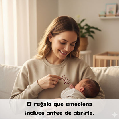 Sudadera bordada personalizada con foto color o silueta