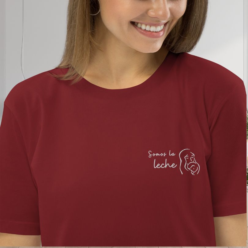 Somos la leche - Camiseta bordada Premium