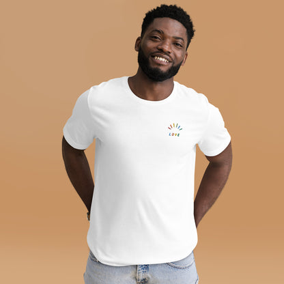 Camiseta unisex bordada - Love