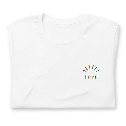 Camiseta unisex bordada - Love