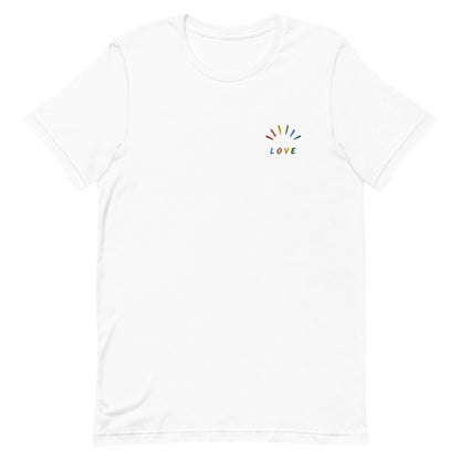 Camiseta unisex bordada - Love