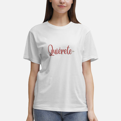 Quiérete - camiseta manga corta