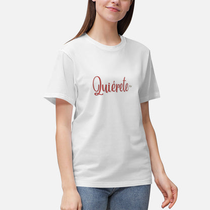 Quiérete - camiseta manga corta