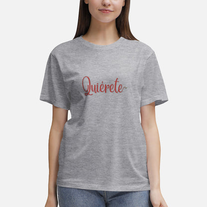 Quiérete - camiseta manga corta