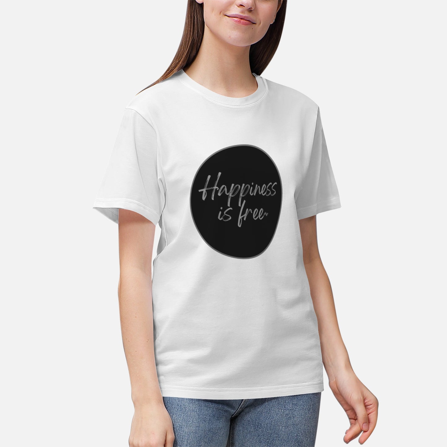 Happiness is free - Camiseta manga corta unisex