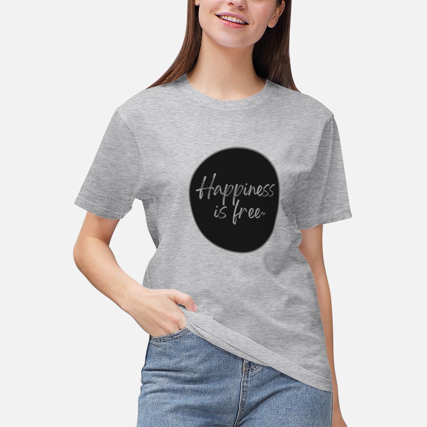 Happiness is free - Camiseta manga corta unisex