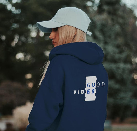 Good Vibes - Sudadera con capucha unisex clásica