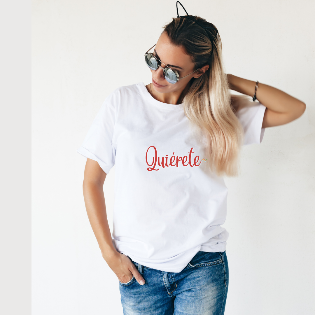 Quiérete - camiseta manga corta