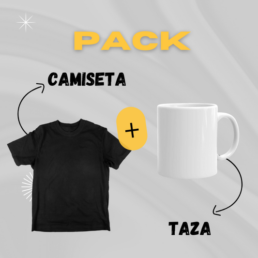 Camiseta + taza personalizadas