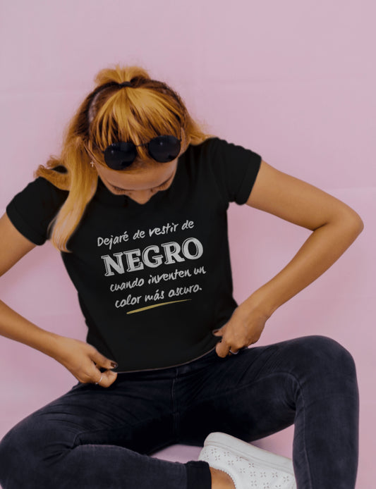 Dejaré el negro - Camiseta unisex