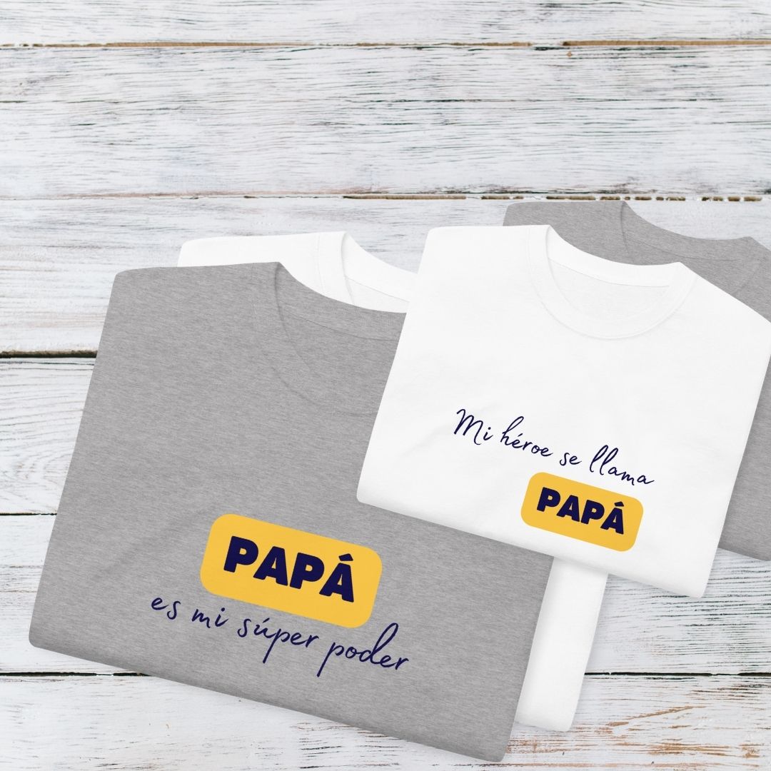 Héroe papá - Camiseta a juego padre e hij@