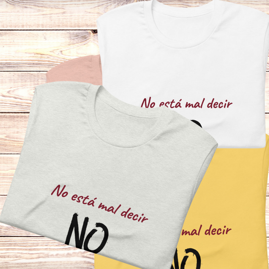 Decir NO - Camiseta de manga corta