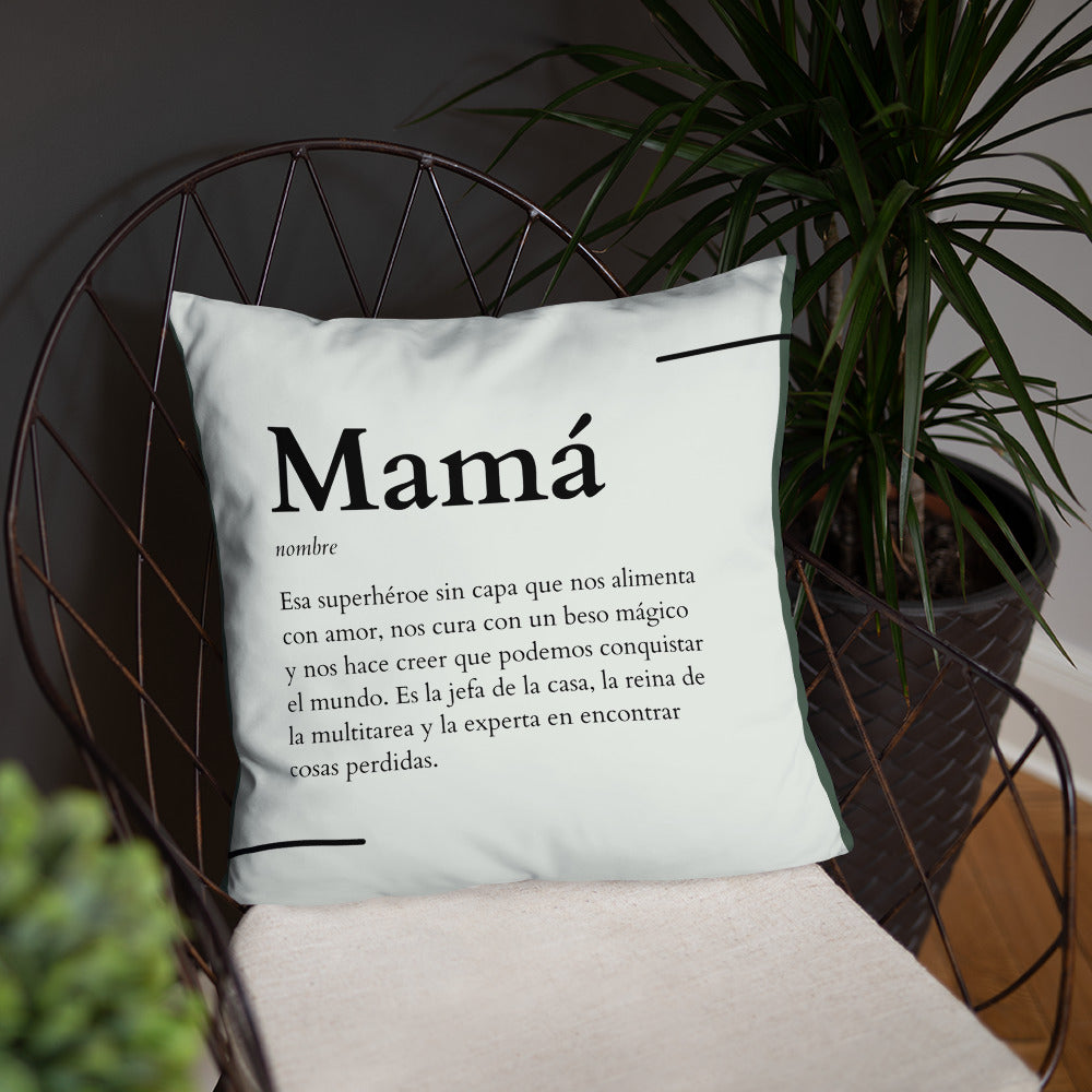 Cojín Definición mamá - funda y relleno