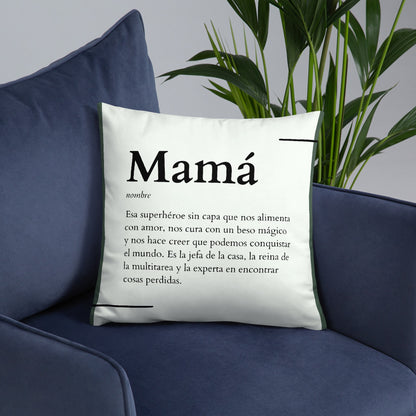 Cojín Definición mamá - funda y relleno