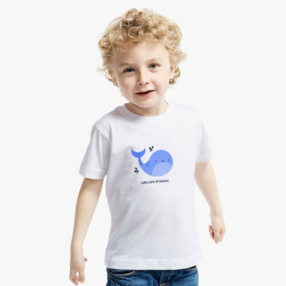 Ballena - Camiseta kids  "take care of nature"