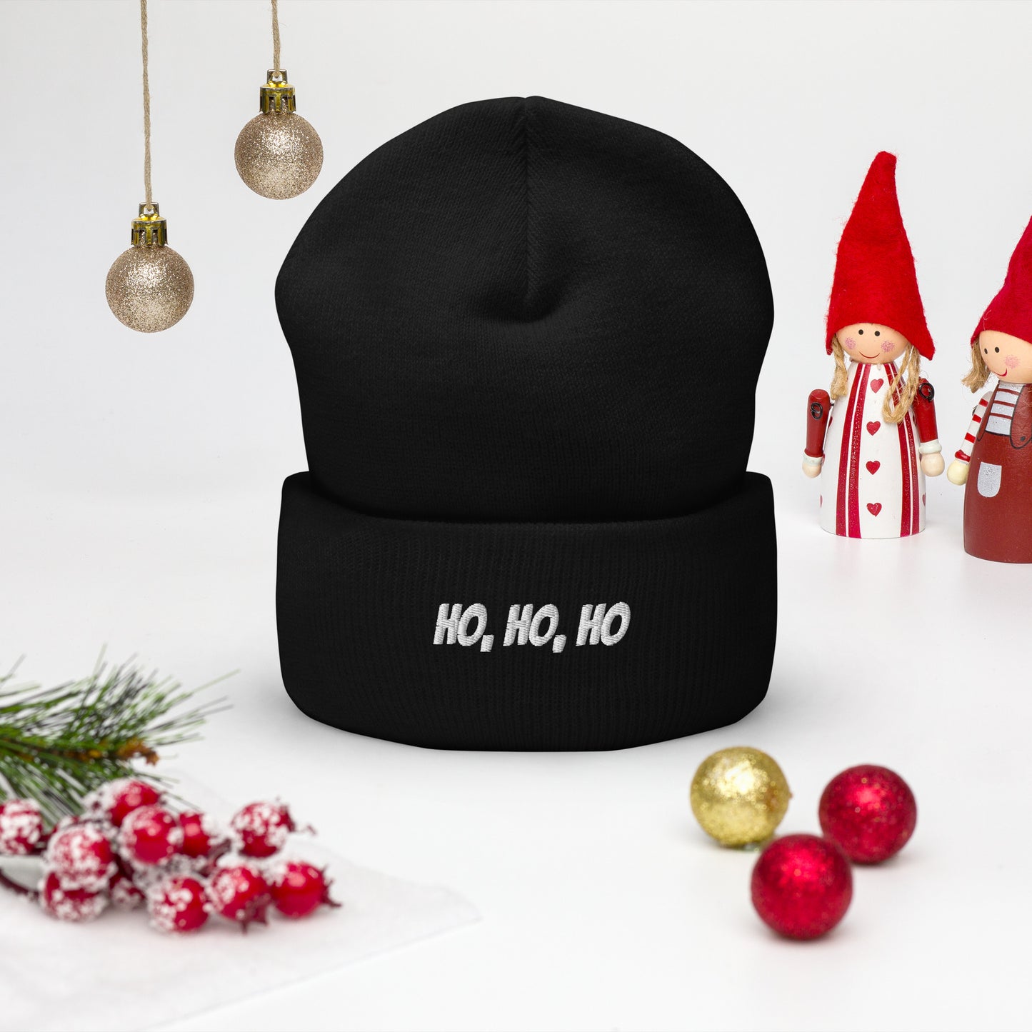 Gorro bordado navideño - personalizable