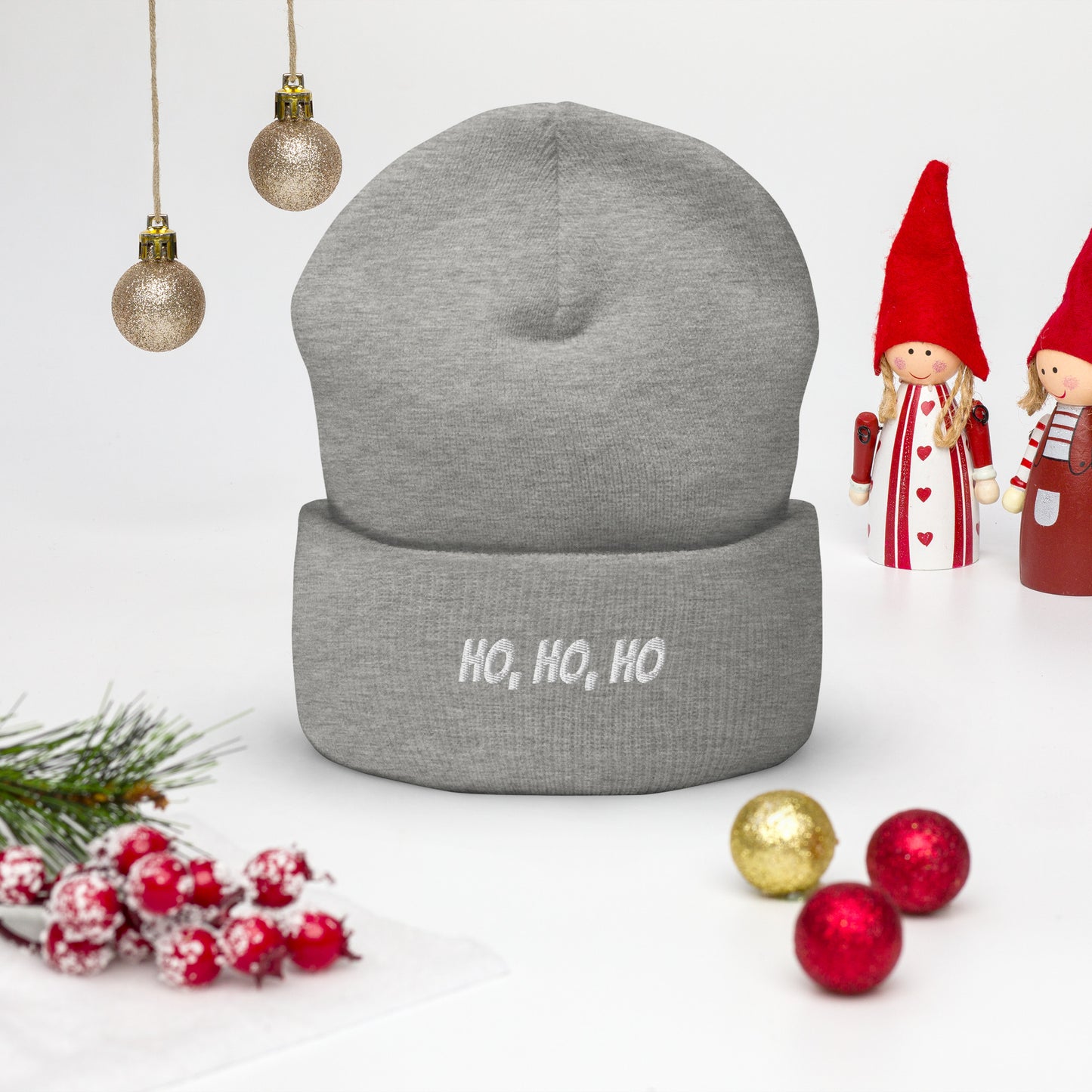 Gorro bordado navideño - personalizable