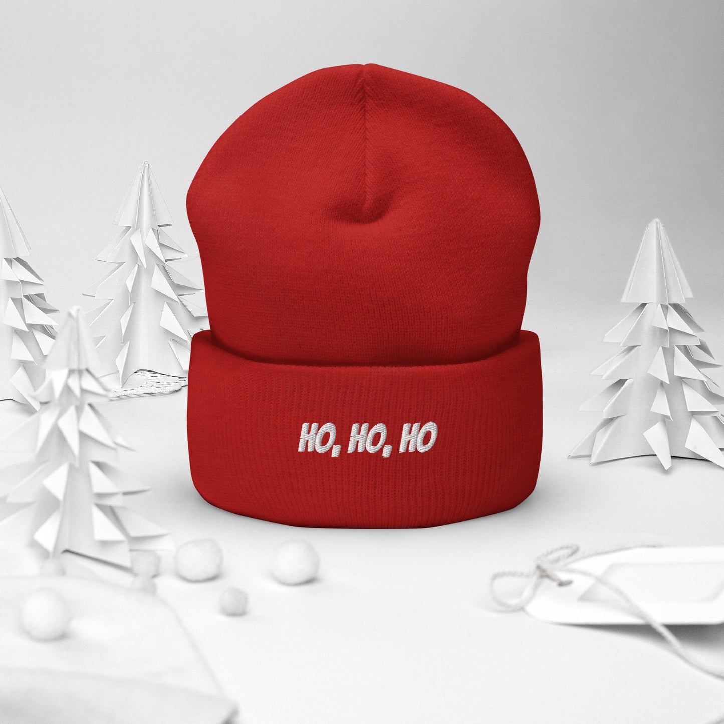 Gorro bordado navideño - personalizable