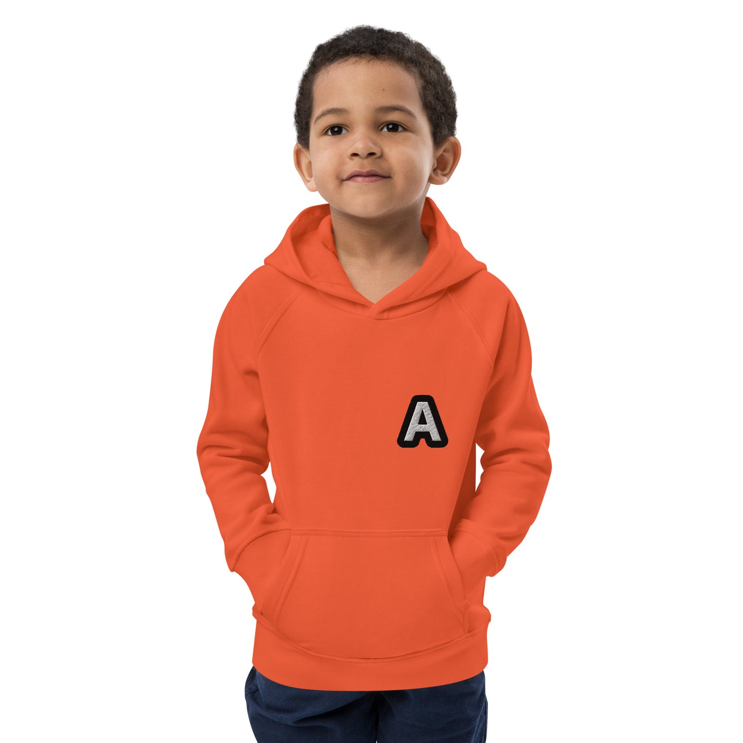 Sudadera kids con letras bordadas personalizada