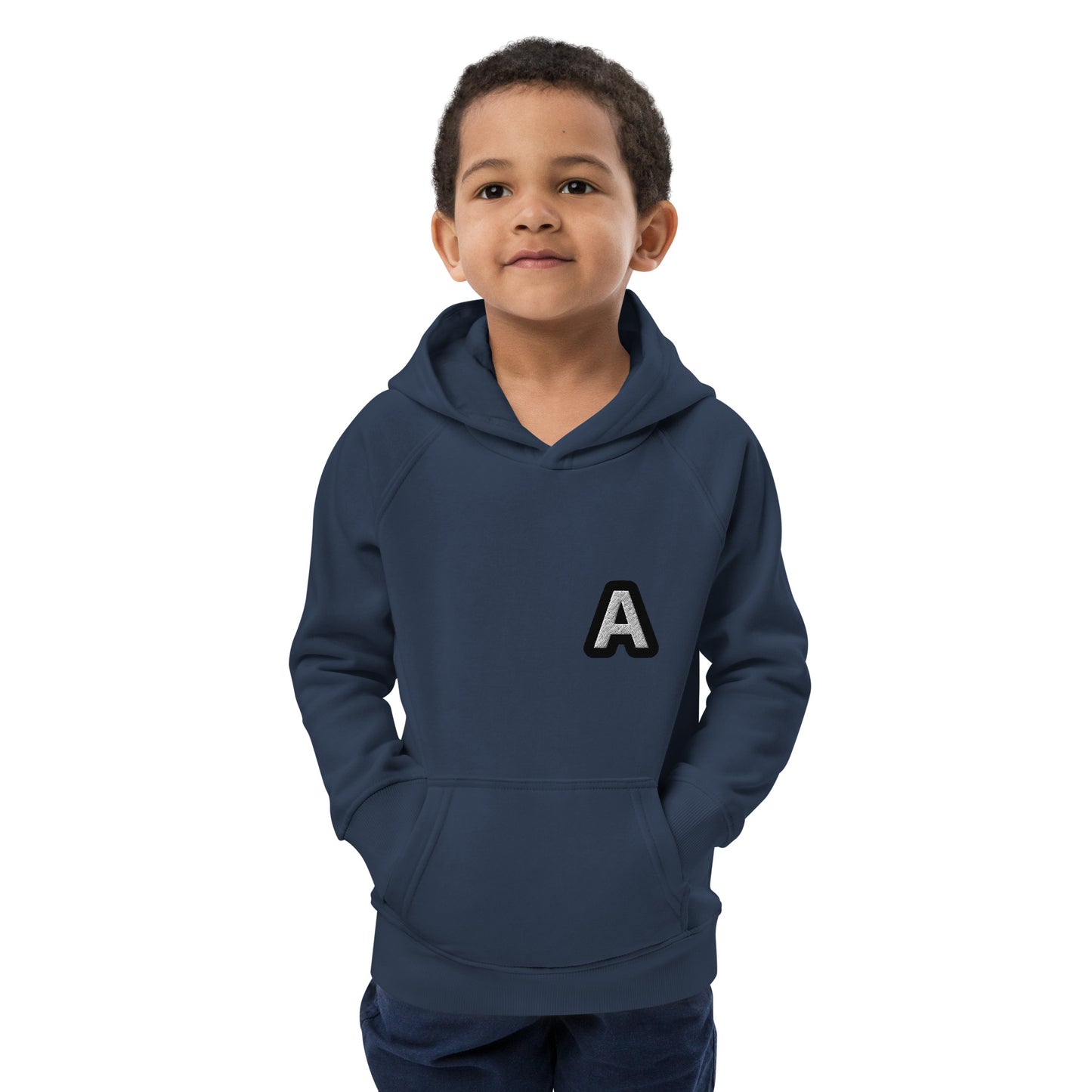 Sudadera kids con letras bordadas personalizada