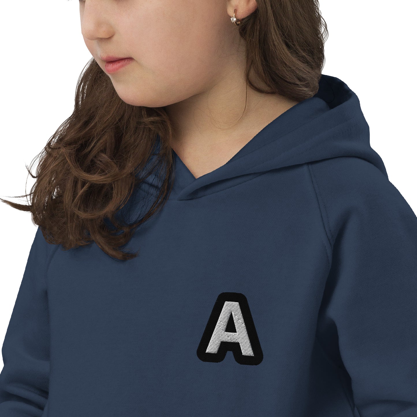 Sudadera kids con letras bordadas personalizada