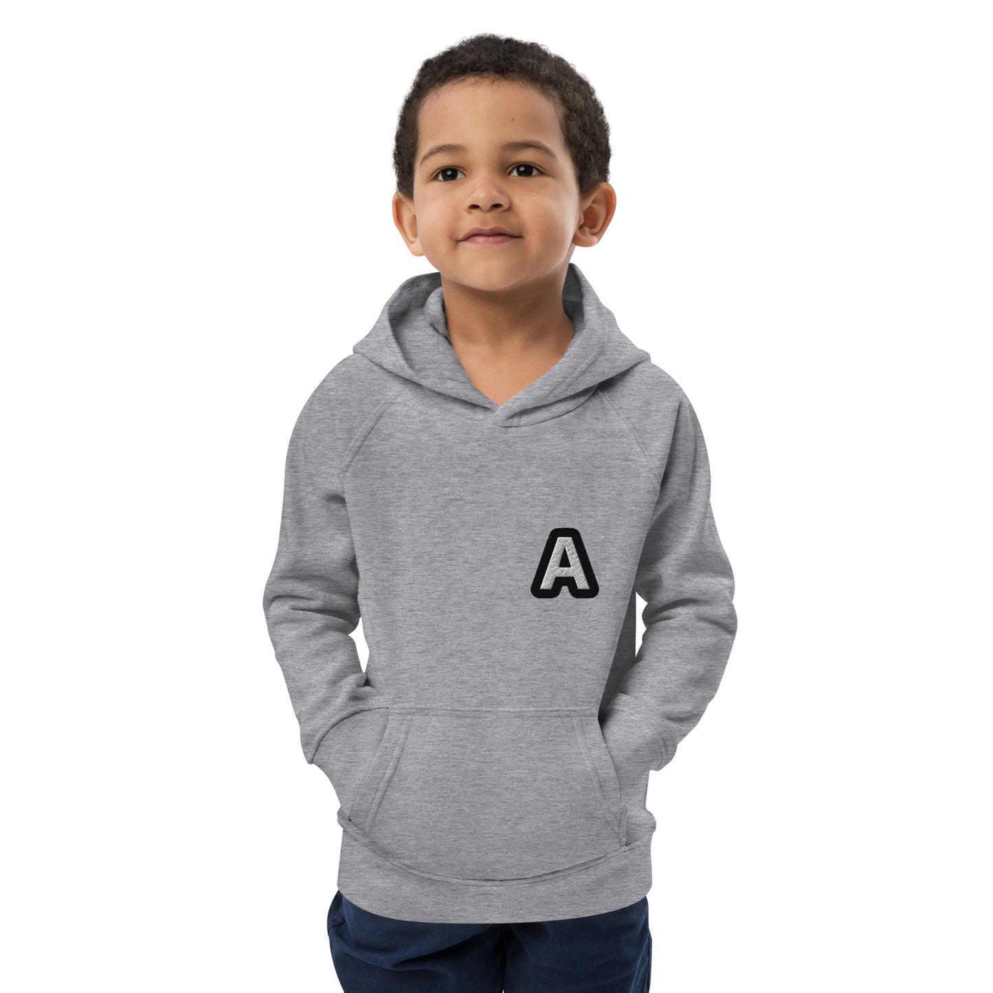 Sudadera kids con letras bordadas personalizada