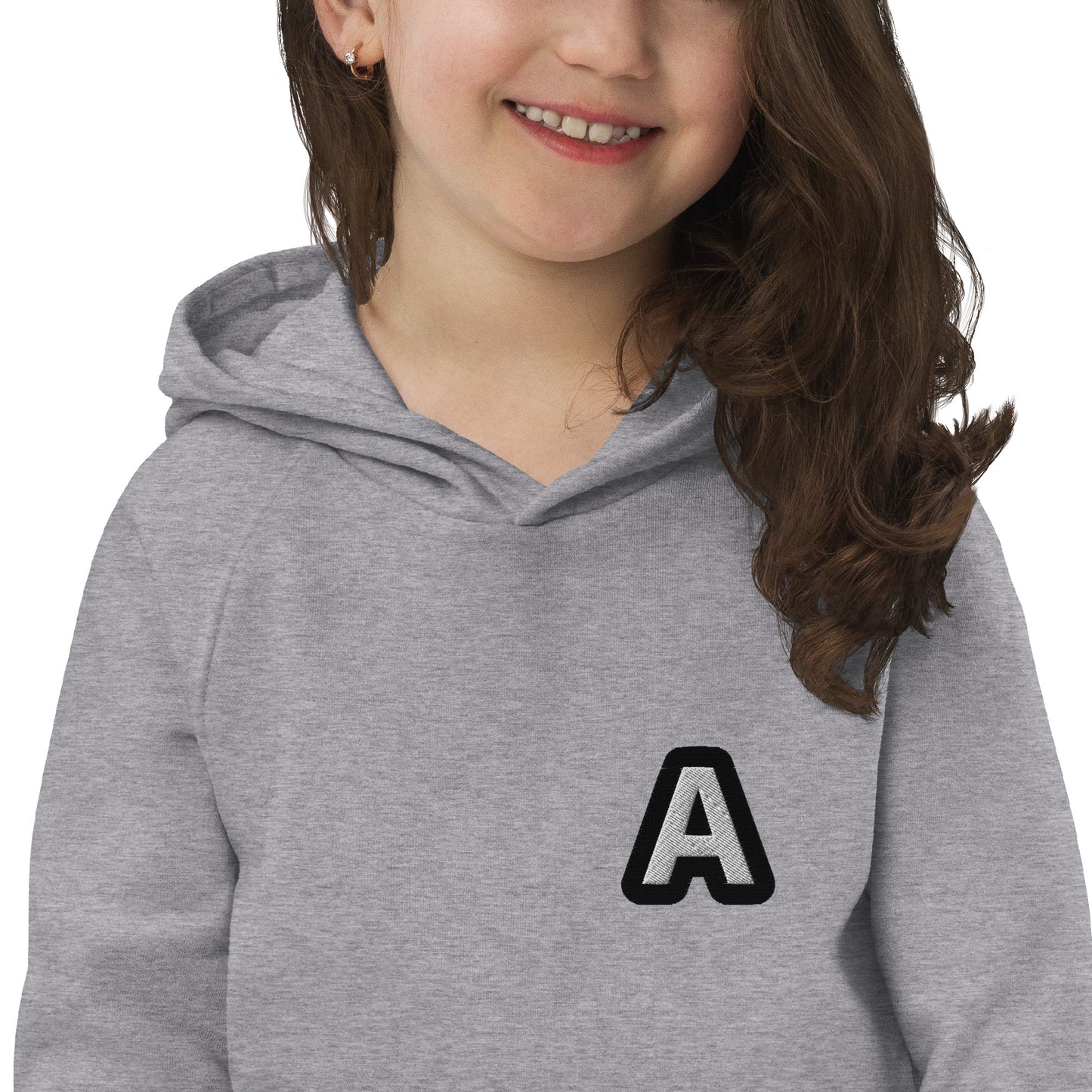 Sudadera kids con letras bordadas personalizada