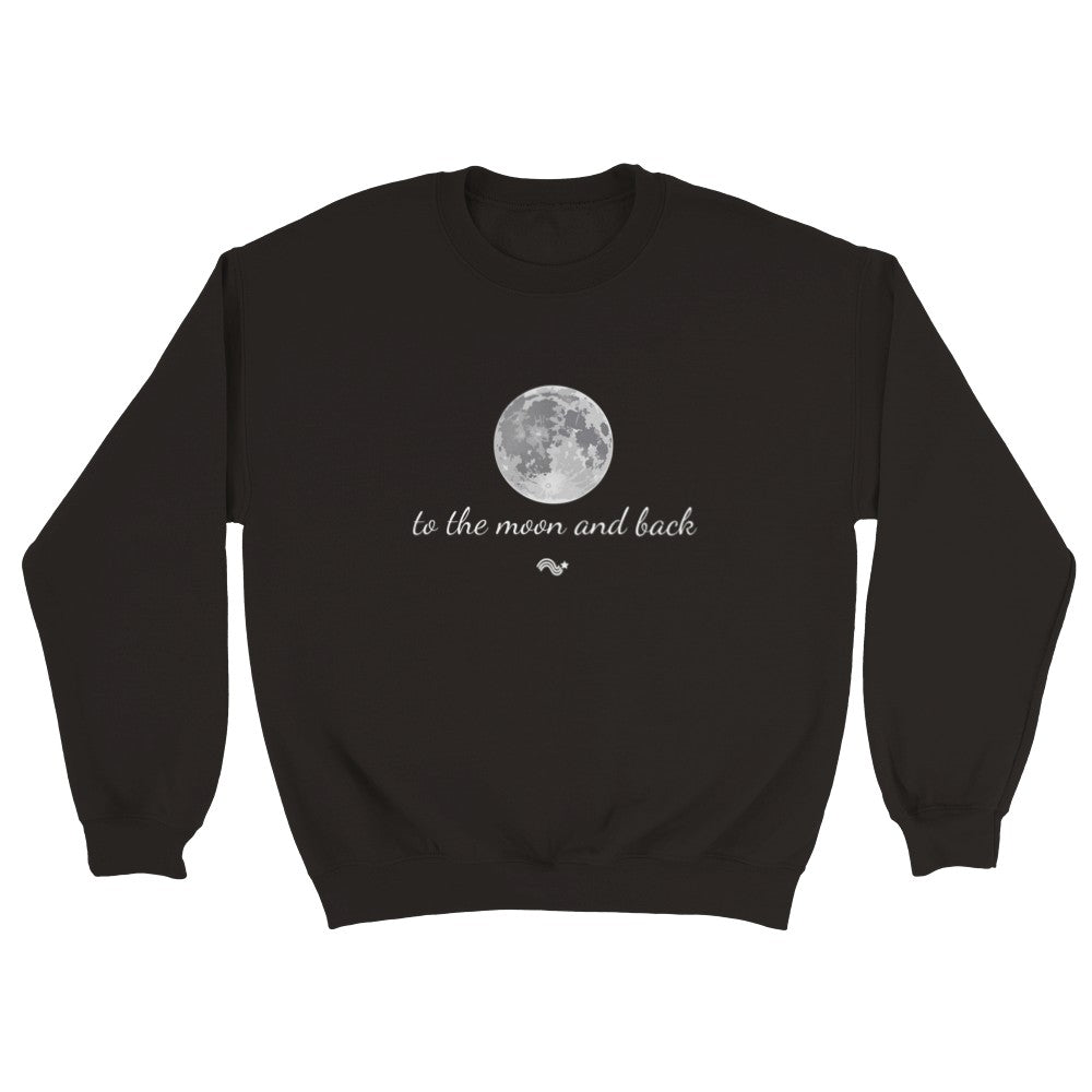 To the moon and back - Sudadera clásica unisex