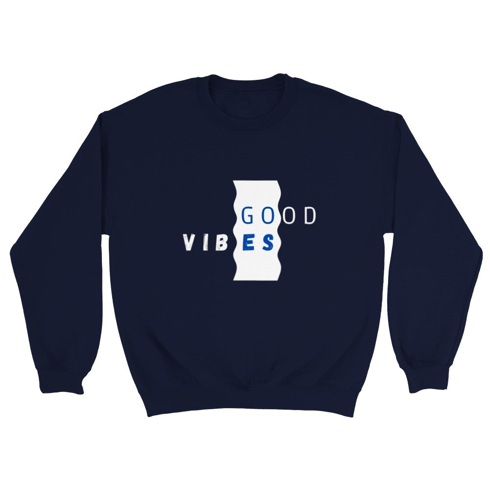 Good vibes - Sudadera azul navy