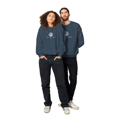 To the moon and back - Sudadera clásica unisex