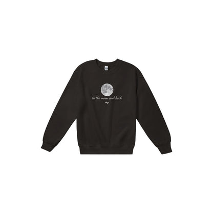 To the moon and back - Sudadera clásica unisex