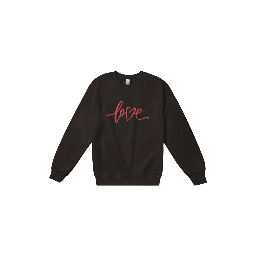 Love heart - Sudadera clásica unisex