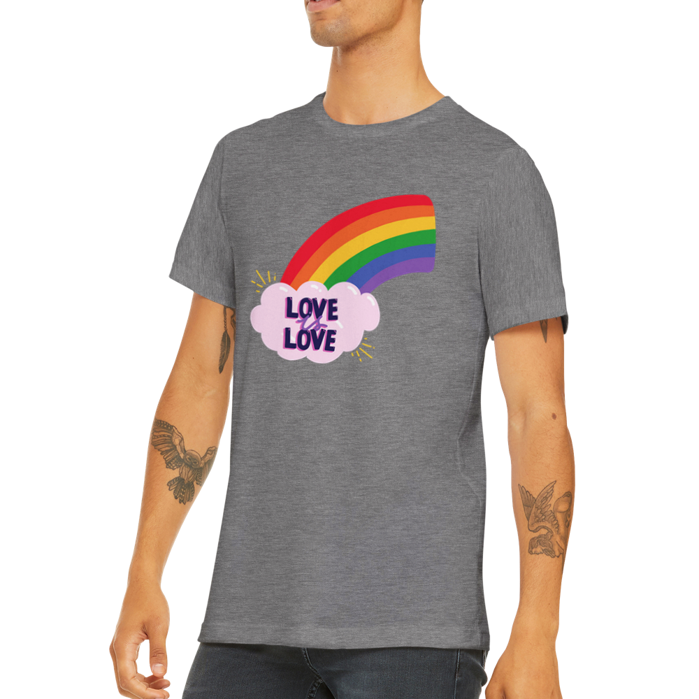 Love is Love - camiseta manga corta unisex