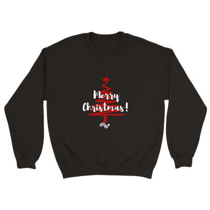 Merry Christmas tree rojo - sudadera unisex