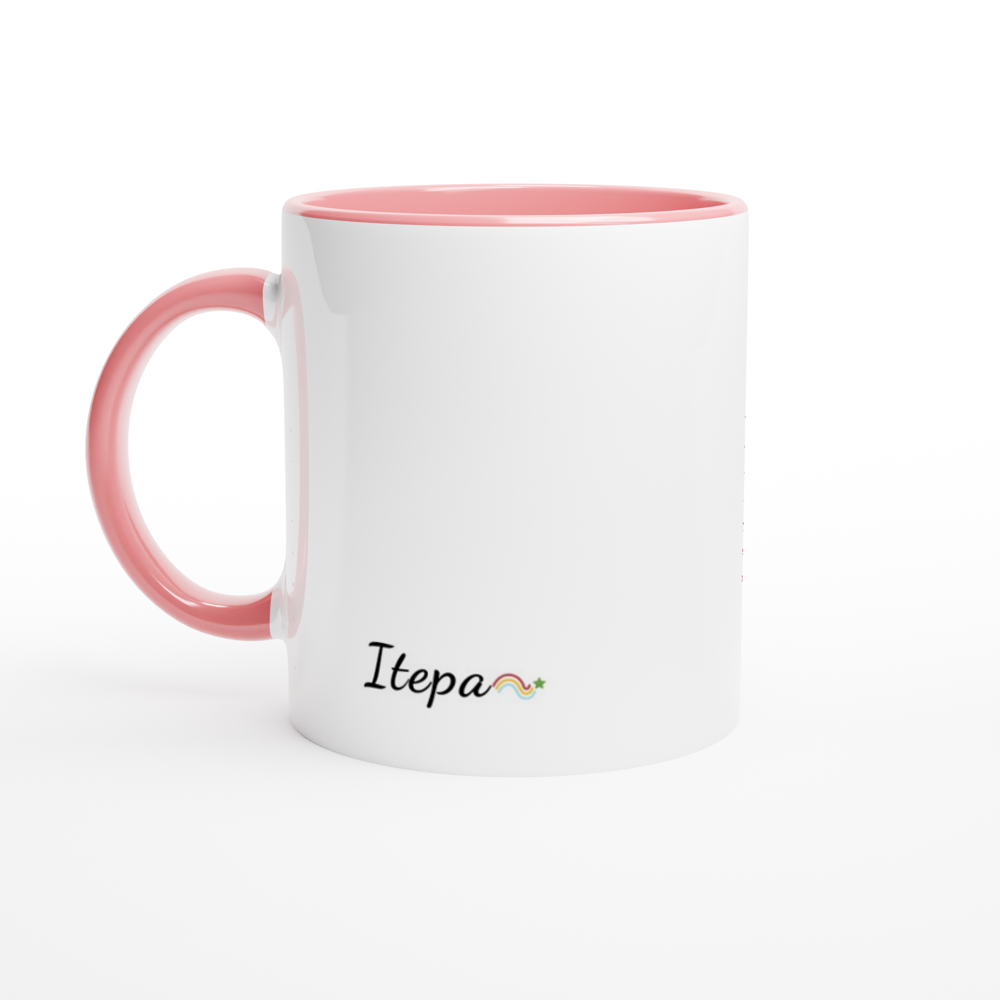 La vida y una madre - Taza con color en el interior