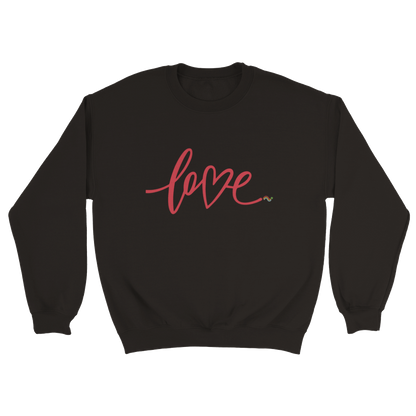 Love heart - Sudadera clásica unisex