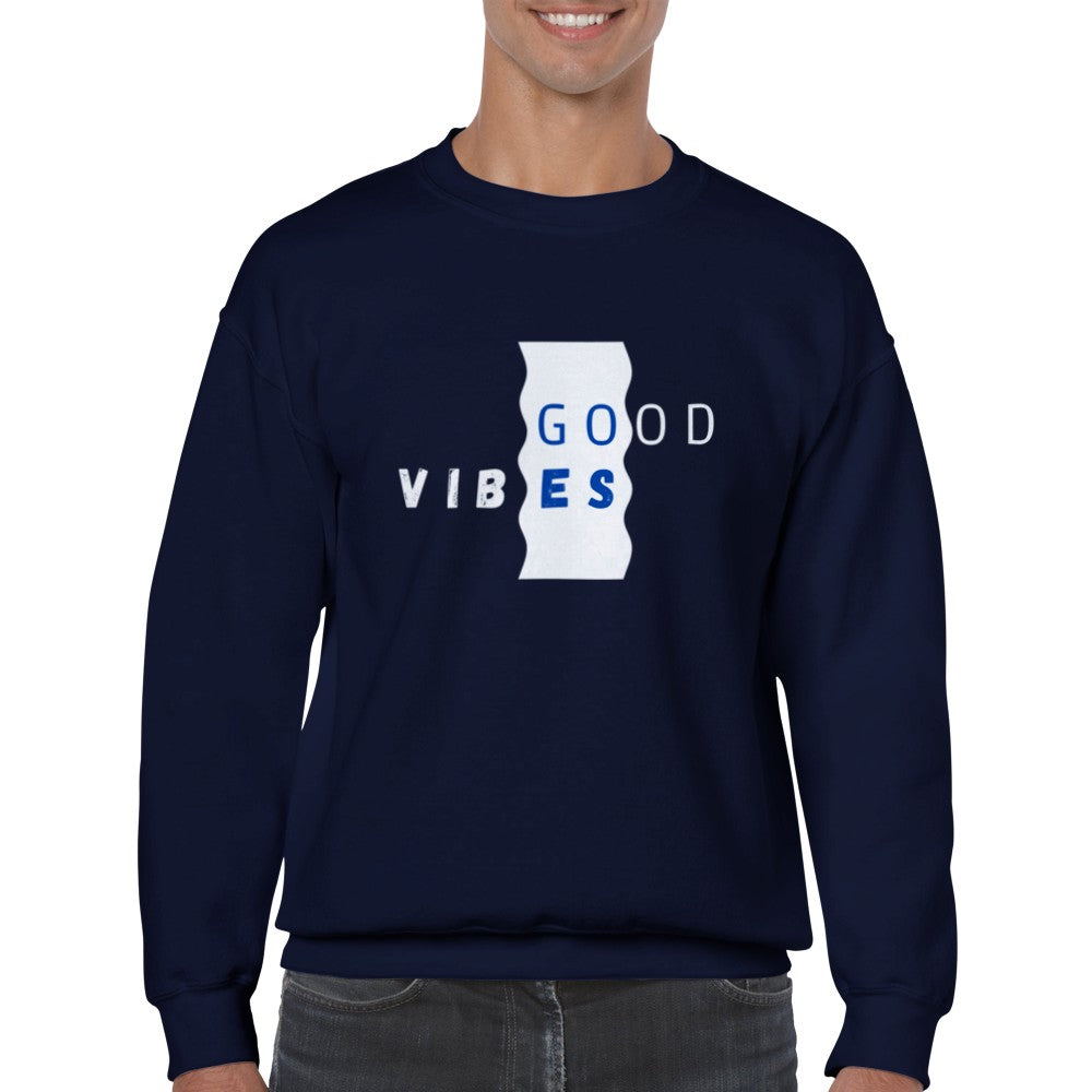 Good vibes - Sudadera azul navy