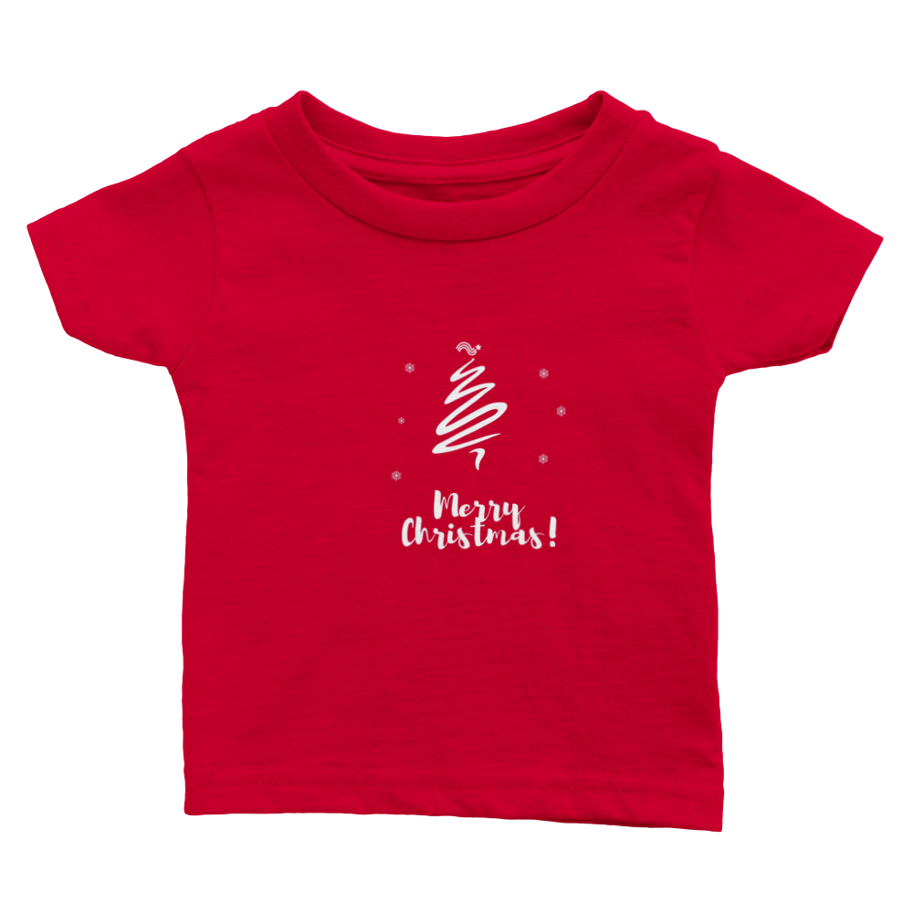 Merry Christmas Classic - camiseta manga corta baby