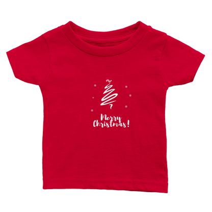 Merry Christmas Classic - camiseta manga corta baby