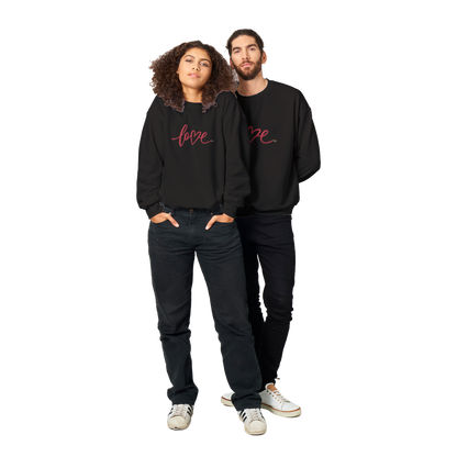 Love heart - Sudadera clásica unisex