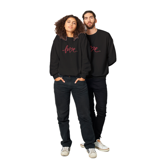 Love heart - Sudadera clásica unisex