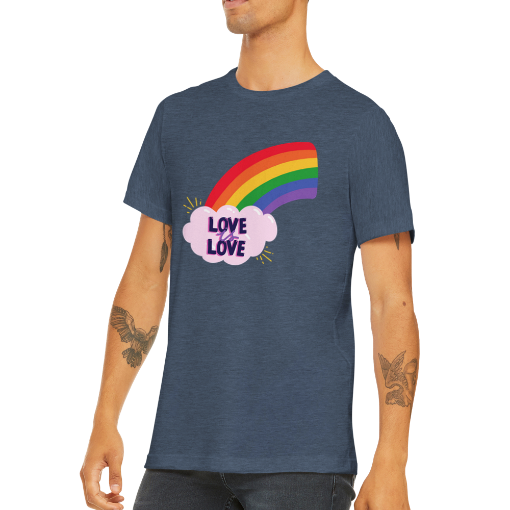 Love is Love - camiseta manga corta unisex