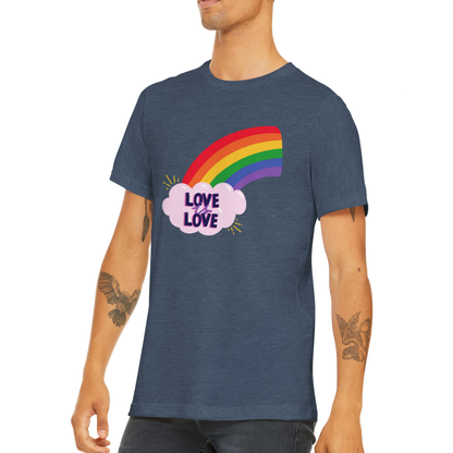 Love is Love - camiseta manga corta unisex