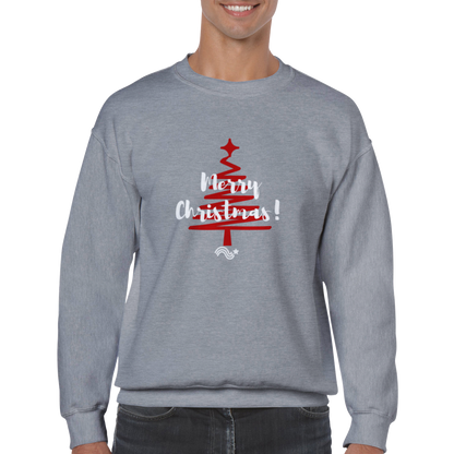 Merry Christmas tree rojo - sudadera unisex