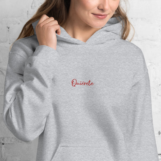 Hoodie texto bordado personalizable