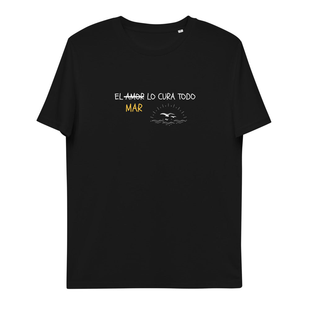 El mar lo cura todo - Camiseta de ALGODÓN ORGÁNICO unisex