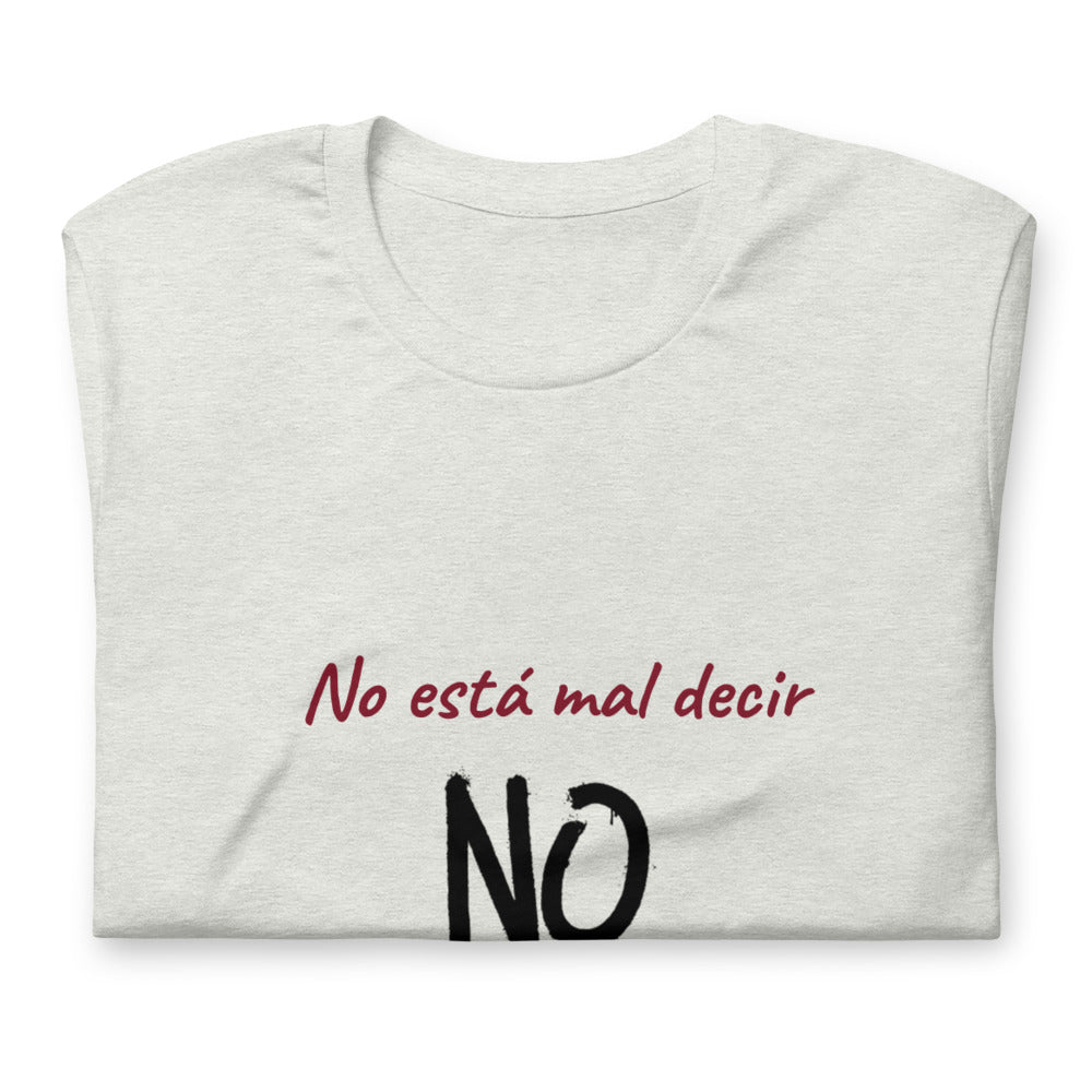 Decir NO - Camiseta de manga corta