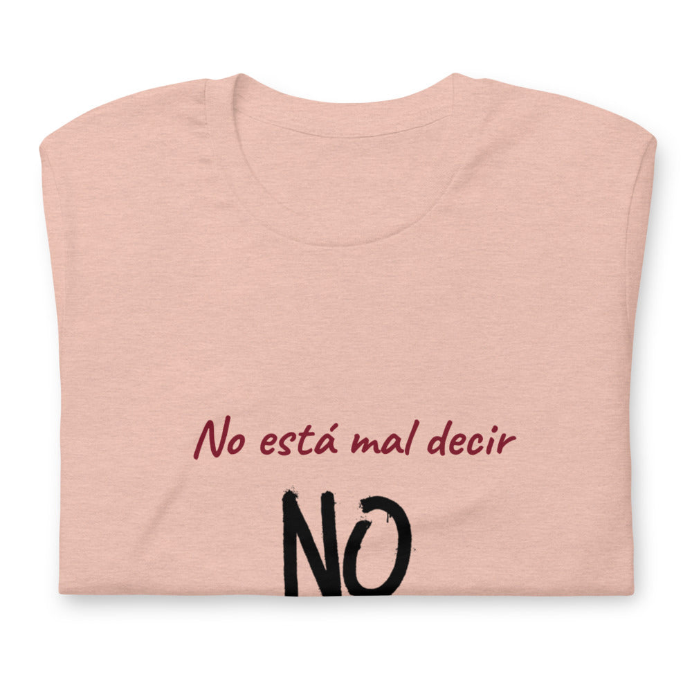 Decir NO - Camiseta de manga corta