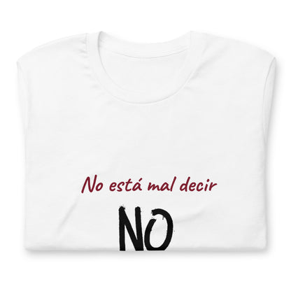 Decir NO - Camiseta de manga corta