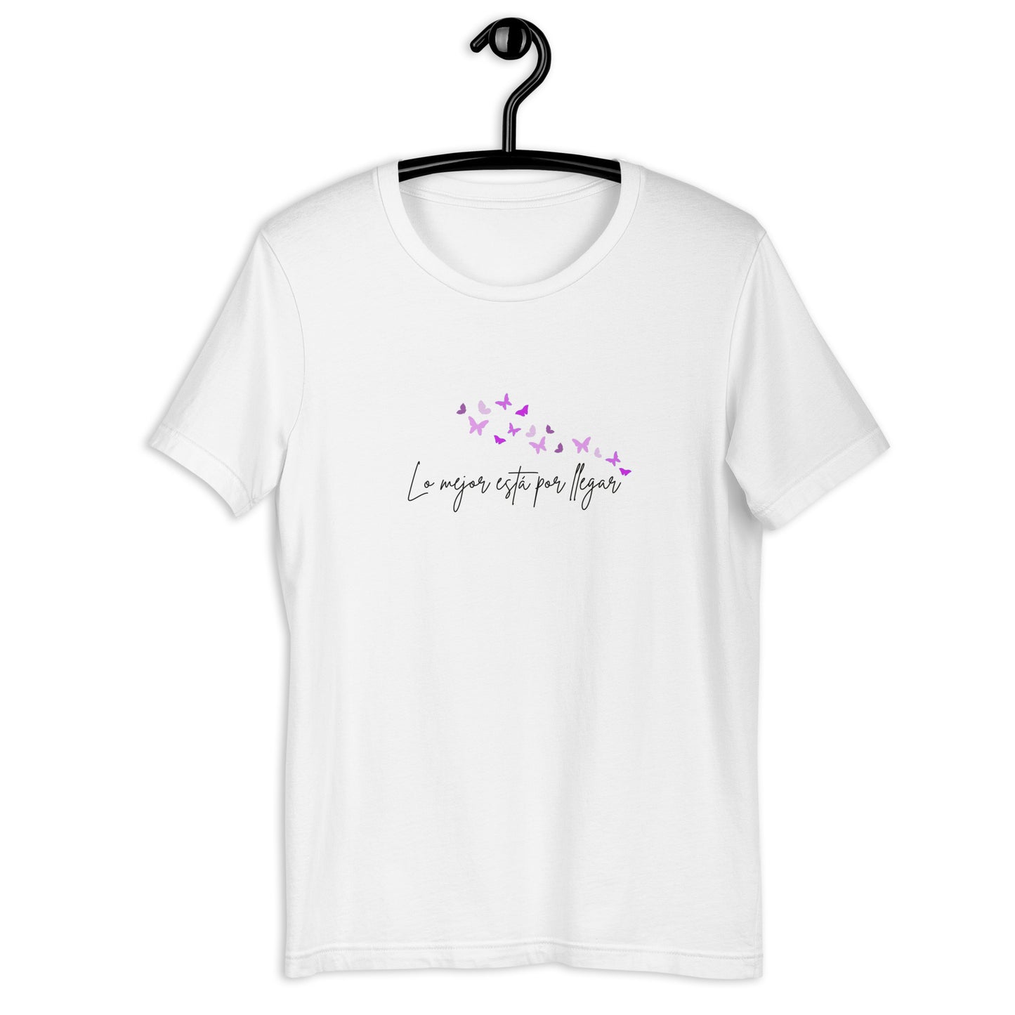 Lo mejor está por llegar (minimalista) - Camiseta de manga corta unisex